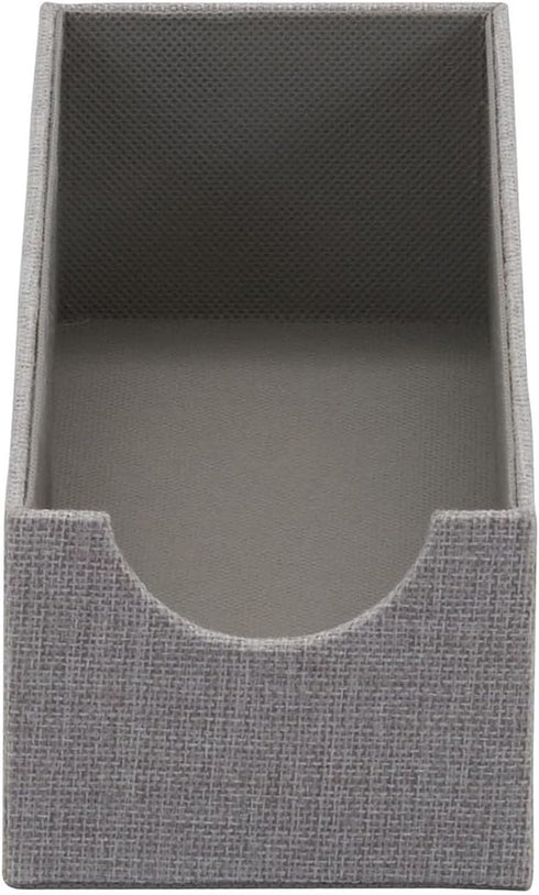 Grey Deep Drawer Organizer Box for Storage by Household Essentials | 12 in x 4 in x 3.13, Silver