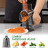 3-in-1 Cheese Grater Hand Crank Rotary Vegetables Shredder with Handle, Graters with Interchangeable Blades
