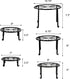 5 Pack 5 Tosnail Metal Plant Stands for Indoor and Outdoor Planters, Flower Pots, Beverage Dispenser, Pumpkin Short