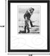 Malden International Designs Black Concept Wood Picture Frame, 8x10