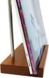 Big Fudge Wooden Record Holder Stand for Vinyl Records, Now Playing Display Stand for Special LP Albums