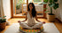 22 Inches Large Round seat Floor Cushion Chair Ottoman Cover Pouf Pillow Meditation Floor Cushions for Adults Seating