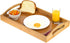 Tray with Large Handles - Bamboo Ottoman Tray, Great for Coffee Table, Couch, Tea, Bar, Breakfast, Dinner, or Any Food
