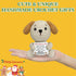 AicooFest 9pcs Positive Crochet Animals Emotional Support Plushies with Messages Positive Cat Bunny Duck Shark Employee