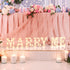 26 Marquee Light up Letters - Alphabet Battery Powered LED Lights, Night Light White Plastic for Engagement Party