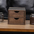 Drawer Organizer Coffee Pod Holder, Kitchen Cutlery Storage Accessories, K-Cup Drawers with Detachable Wooden Partition