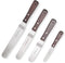 Offset Cake Icing Spatula Set of 4 - Professional Stainless Steel Cake Decorating Frosting Spatulas, 4"-10"