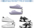 6Pack Closet CiBiZi Shoe Slots Organizer Metal Shoe Stackers for a Pair of Shoes Double Layer Shoe Holder Shoe Storage