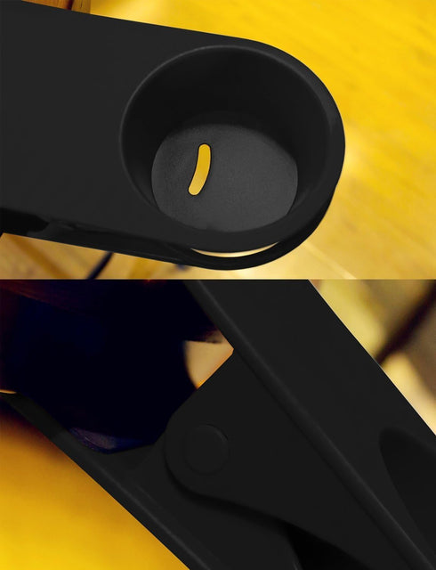 Huge Drinking Cup Holder Clip for Home Office Table Desk Side - Black, Storage for Water, Soda, Coffee Mug, Potted