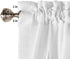 Floral Kitchen Curtains Valances, Wildflowers Spring Watercolor Flower Plants, 42" W x 12" L