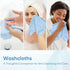 12 Pack, 12x12 Inch, HOMEXCEL Microfiber Washcloths Highly Absorbent and Soft Face Towel, Multi-Purpose Wash Cloths