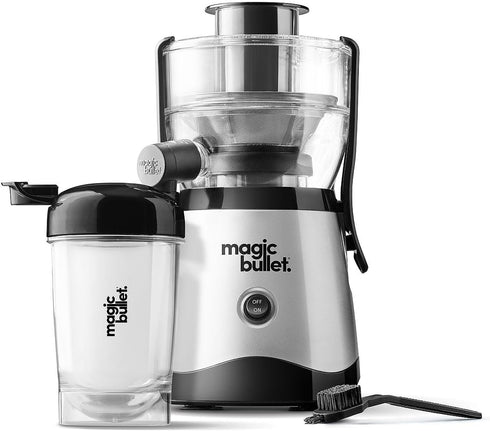 Black and Silver Magic Bullet Mini Juicer with Cup