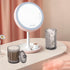3oz-5oz 10oz LoveBB Bathroom Cup Dispenser with Qtip Holder, Small Disposable Paper Cup Holder Bathroom Accessories