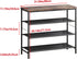 4 Closet 4 INGIORDAR Shoe Rack Organizer Tier Metal Organizer Shelf with Industrial MDF Board and Layer Fabric