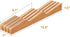 In-Drawer Knife Block Organizer - Bamboo Wood Drawer Knife Organizer-Protecting Knife Organizer Block Holds Up To 7 Knives(Not Included) by GHWIE