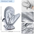 3PCS Garment Steamer Ironing Gloves - Waterproof Anti Steam Mitt with Finger Loop, Heat Resistant Protective Gloves