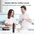 Powerful Electric Milk Frother Set, Rechargeable Drink Blender with Wand and Egg Whisk Attachments, 3 Speed Adjustable