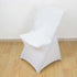 Premium White Spandex Chair Cover for Lifetime Folding Chairs
