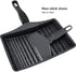 Tamagoyaki Frying Pan, Non-Stick Wave Bottom Maifanite Stone Egg Roll Pan for Omelette, Japanese Snacks, Black
