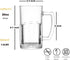 COKTIK 4 Pack Heavy Large Beer Glasses with Handle, 20 Ounce Classic Beer Mug Glasses Set