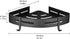 2 Pack WPT Corner Shower Caddy, Adhesive Shower Corner Shelf, Shower Organizer Storage Wall Mounted No Drilling