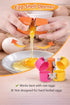 3 PCs Egg Shell Opener Egg Separator for Raw Eggs, Upgraded Stainless Steel Egg Cutter Egg Cracker Tool for Raw