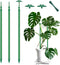 Extendable Plant Stakes, Length Scalable from 17.9IN to 42.3IN Plant Support Stake,