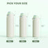 24 oz 2-in-1 24 POWCAN Steel Insulated Water Bottle: Push-Button Spout & Flip Straw Lid, Leakproof, Cold Hrs, Fits Car