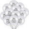 Gejoy 60 Pieces White Memorial Balloons for Funeral, Helium Remembrance Release, Memorial Day Services, Condolence,