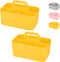 Tiawudi 2 Pack Caddy Organizer with Handle, Portable Storage for Cleaning, Bath, Makeup, Art, Craft, Classroom
