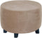 H.VERSAILTEX Round Ottoman Slipcover Ottoman Covers Slipcover Footstool Protector Covers Storage Stool