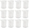 Coopay 12 Pieces 100 ml Silicone Measuring Cup, DIY Resin Glue Tools, Nonstick Mixing Cups for Handmade Craft