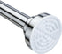 Ausemku Shower Curtain Rod Tension - 26-76 Inch Non-Slip Spring Tension Curtain Rod for Bathroom Kitchen (Silver)