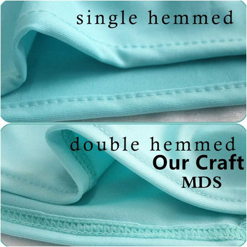MDS Pack 10 of Spandex Chair Sashes Bow Premium Stretch Chair Cover Band with Buckle Slider Universal fits Elastic