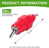 KISEER 30-Pack Poultry Nipple Waterer for Chickens and Ducks - Screw Style