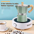 Aluminum Italian Espresso Machine, Percolation Stove Burner Pot Coffee Moka Pot