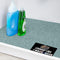 GORILLA GRIP LeakGuard Non-Adhesive Under Sink Mat, Waterproof Quick Dry Shelf Liner, 24x30 Spa Blue