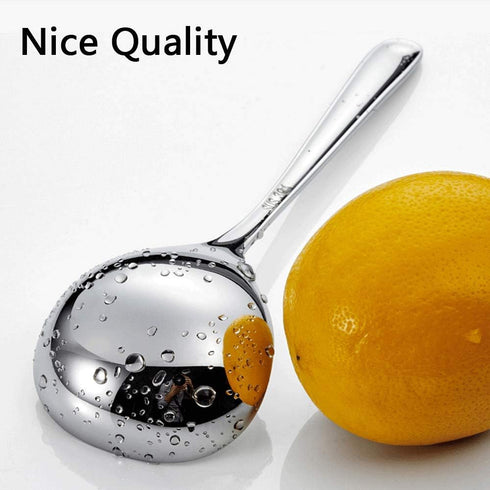 18/8 Stainless Steel Deep Pho Noodle Spoons, Large Serving Spoon, Mini Ladle, 7.9 inch