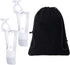 40 Pieces Christmas All-in-One Light Clips for C7, C9, and Mini Lights, Plastic Hangers (White)