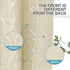 BUHUA Grommet Top Window Drapes for Living Room Bedroom, Energy Saving Room Darkening Curtains, 42W x 72L, 2 Panels,