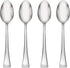 Lenox Portola Teaspoons Set of 4, Stainless Steel, 0.35