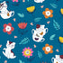 KOPY Cat Apron for Women - Cute Waterproof Apron with Pockets for Kitchen, Cooking, Grooming, Gardening, Colorful Fun