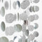 Cheerland Glitter Silver Circle Dot Garlands - Metallic Silver Party Decorations for Wedding, Birthday