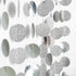 Cheerland Glitter Silver Circle Dot Garlands - Metallic Silver Party Decorations for Wedding, Birthday