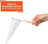 Imusa USA J100-4-50 Coffee Cloth Strainer, White, 1 Count with Wood Handle