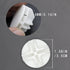 16-Pack Plastic Grid Organizer Connectors, White Wire Cube Connectors for Modular Closet Storage and Metal Shelving