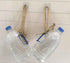 FIGO 10 Packs 15lb Seamless Small Wall Hooks, Adhesive Transparent Hooks for Drill-Free Walls