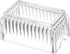 Acrylic Tea Bags Caddy Organizer, Tea Chest Box for Tea, Coffee Bags, Sweeteners, 11x6.5x6.5cm, 1 Divided Section