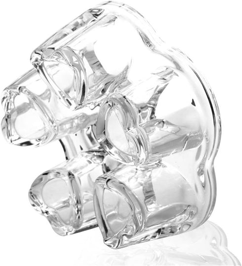 Heart Shape Crystal Teapot Heating Base, Glass Teapot Warmer for Heating Beverages