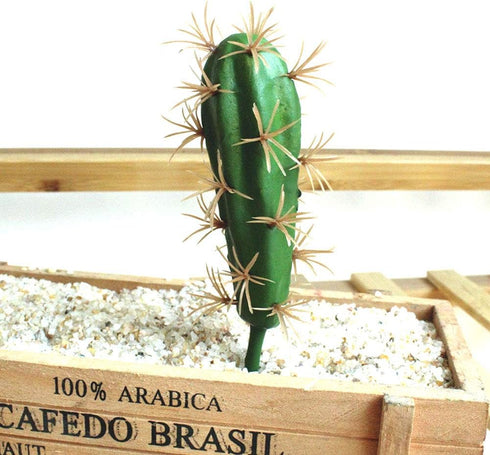 FagusHome Artificial Cactus Decor - Faux Cactus Plant Fake Succulents, 4 Pieces Unpotted Indoor Décor